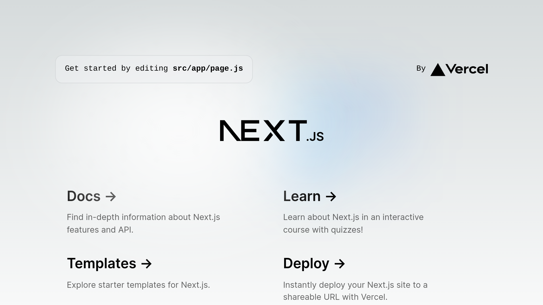 Next.js app