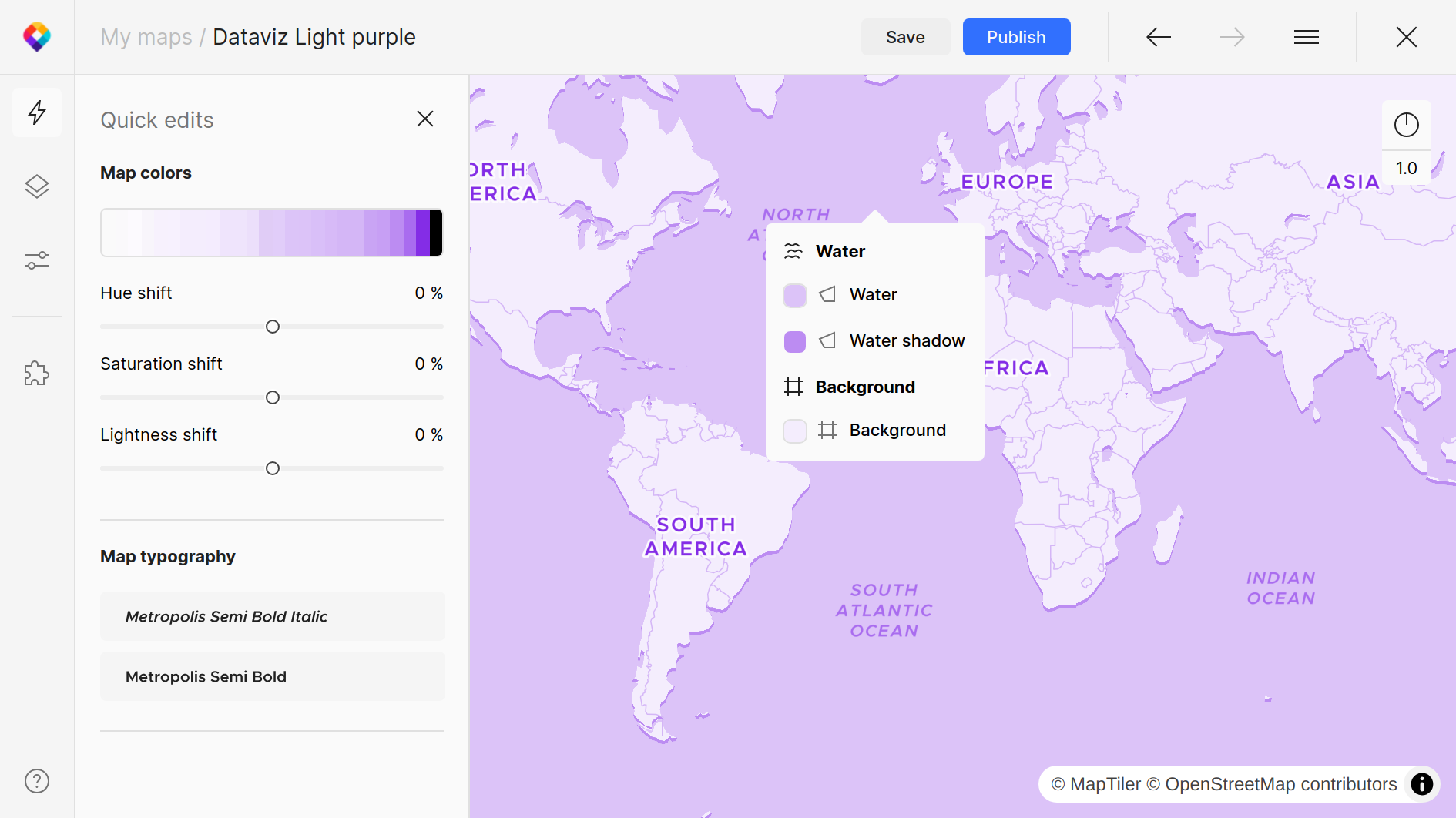 Publish your map