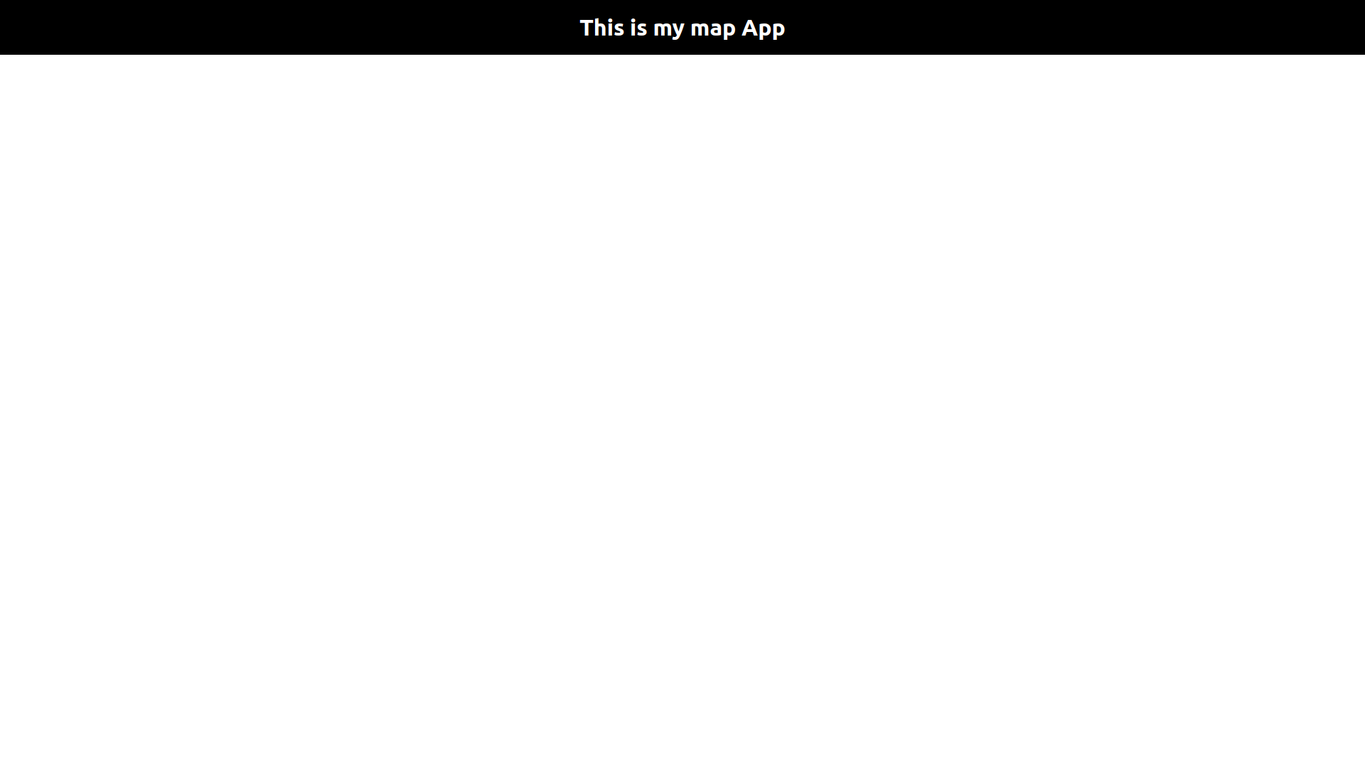 App navigation bar